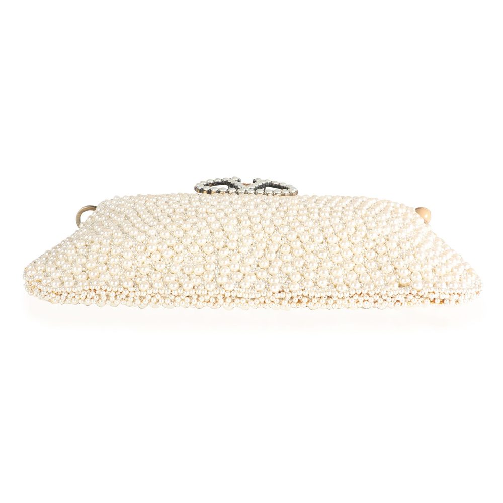 Valentino All-Over Pearl Embellished Baguette - Picture 4 of 7
